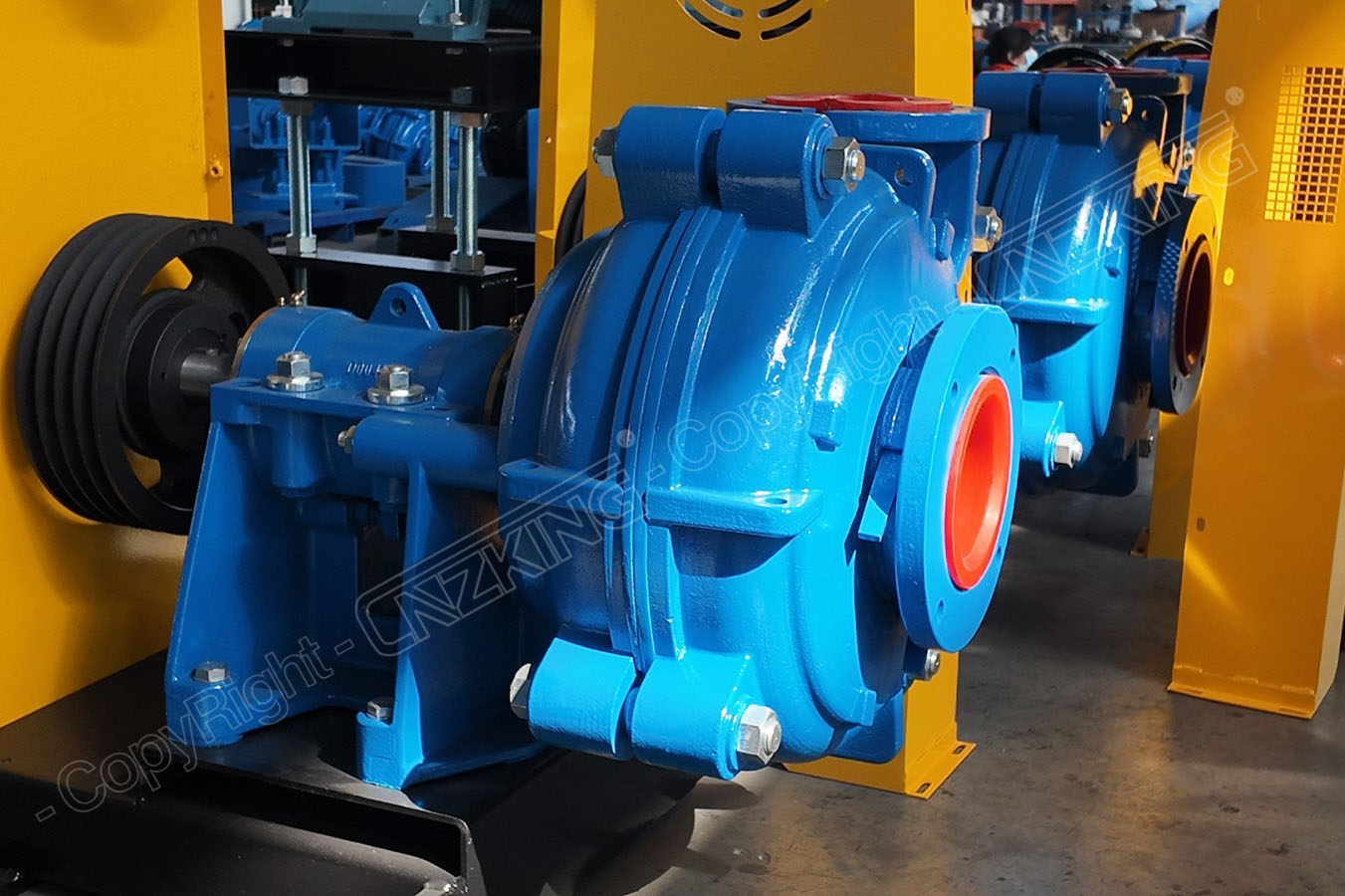 &nbsp;medium head slurry pump packing seal mineral processing plant slurry feeding.JPG