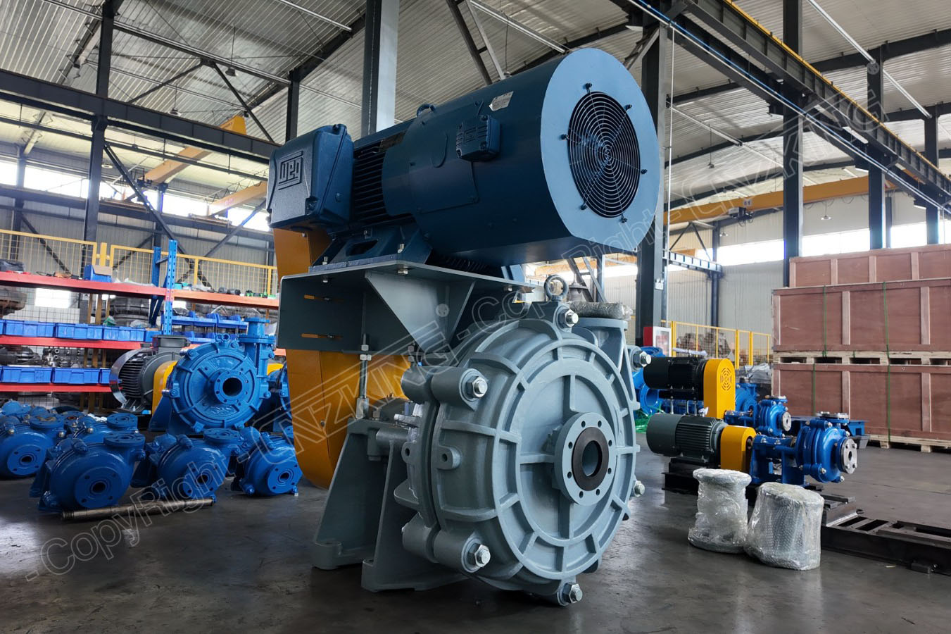 HH high head slurry pump chromium 27% impeller tailings pile drainage.JPG